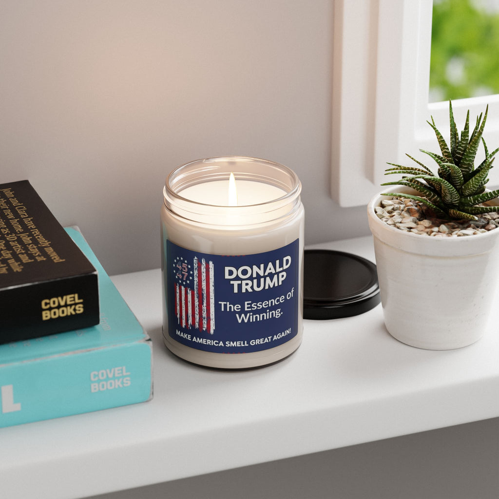 Political Scented Candle — "The Essence of Winning" 9oz Soy Candle