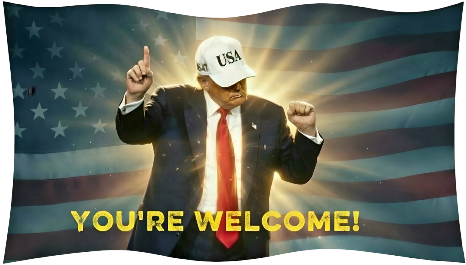 "You're Welcome" Trump Victory Sticker